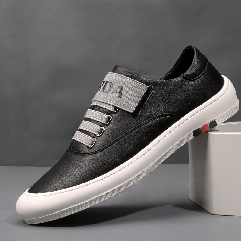 Fashionable New Leather White Shoes For Men