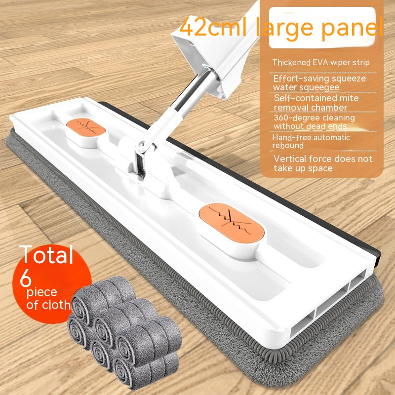 New Style Large Flat Mop 360 Rotating Mop Suitable Various Types Flooring Strong Water Absorption For Home Cleaning Floors