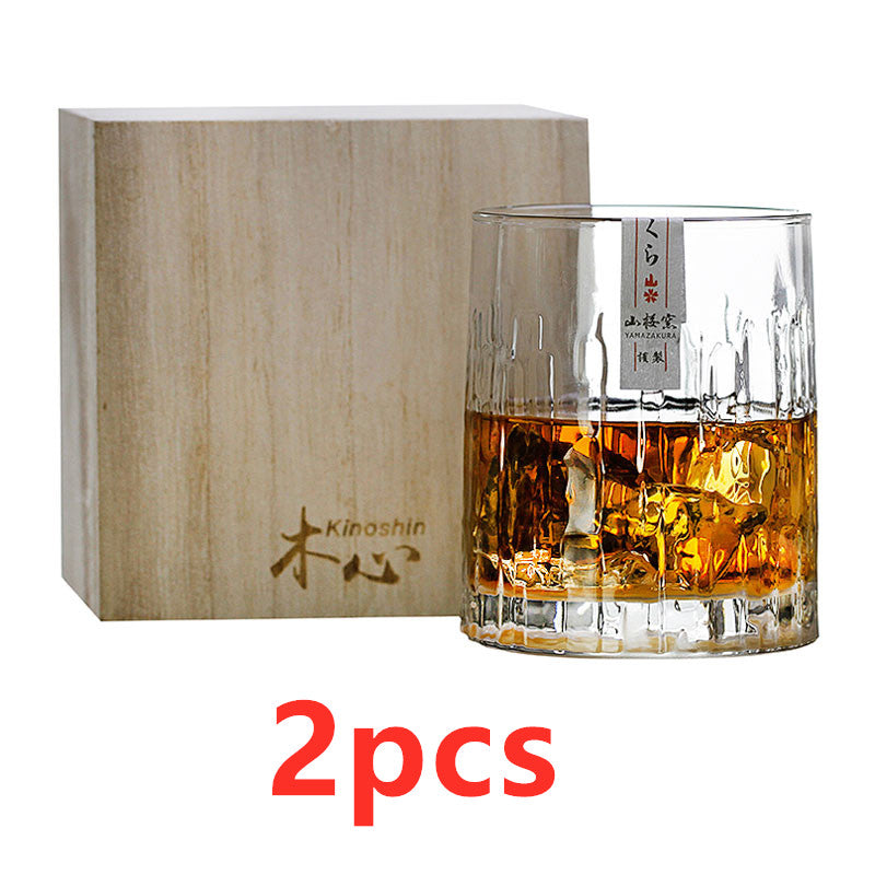 Mu Xin Cup Whiskey Cup Liquor Cup Japanese Glass Water Cup Simple Ins Style