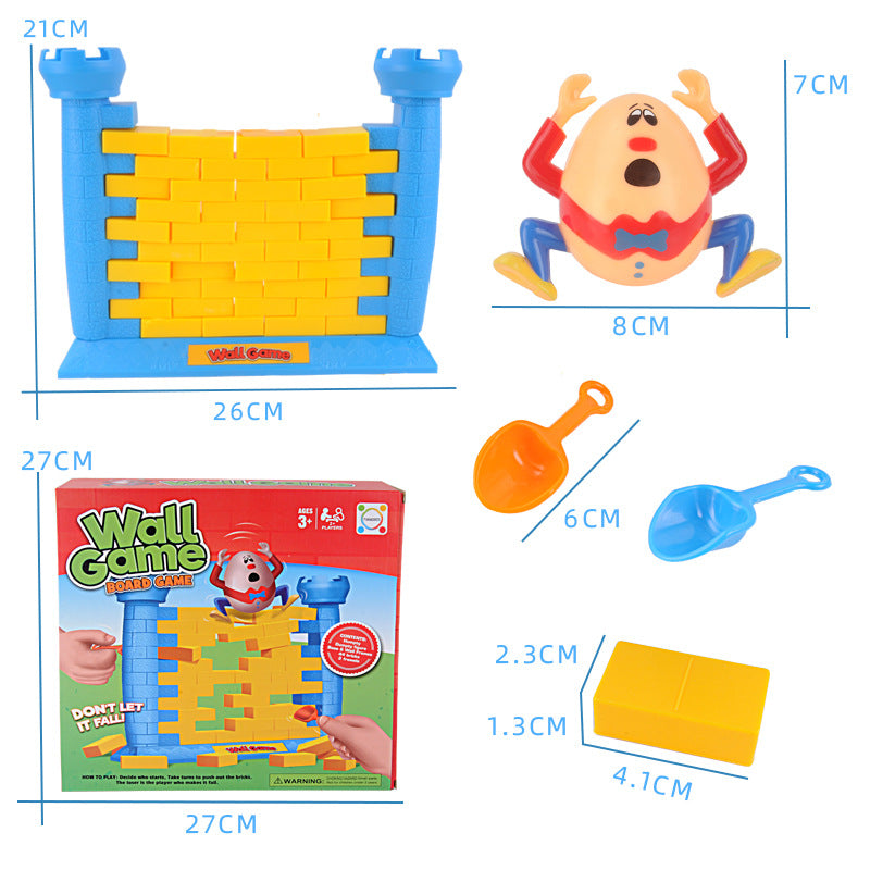 Humpty Dumpty The Wall Game Children Toy Colorful Demolishing Wall Game Interesting Kids Toy Educational Toys Building Blocks