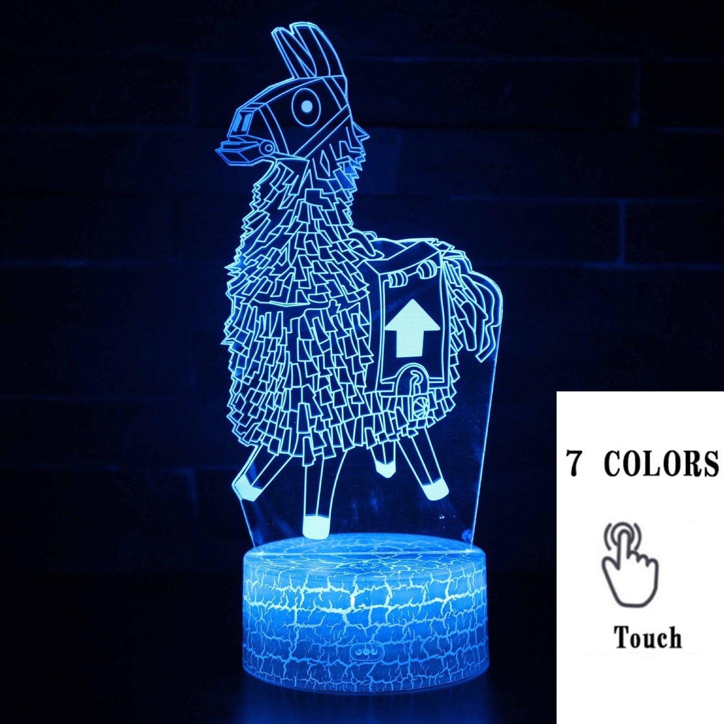 Fortnight Toys NightLight LED Sleep Light Projection Lamp Fortnight Battle Royale Scar RPG Gun Game Accessories Kids Gifts