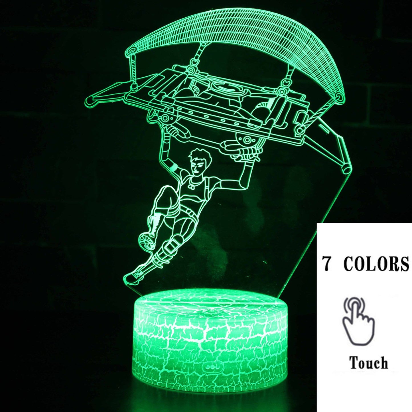 Fortnight Toys NightLight LED Sleep Light Projection Lamp Fortnight Battle Royale Scar RPG Gun Game Accessories Kids Gifts