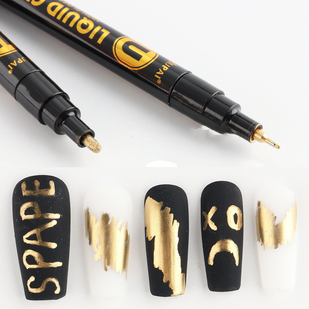 Creative DIY Hand-painted Graffiti Quick-drying Golden Acrylic Marker Pen