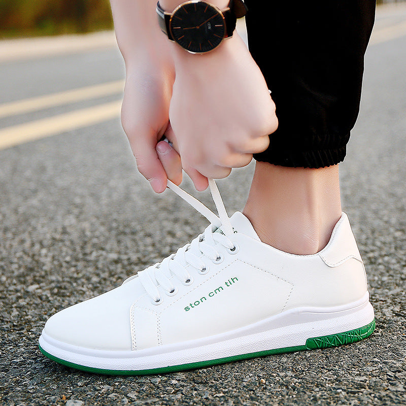 2021 new boutique Mens Casual Shoes shoes lace shoes Korean white shoes wholesale fashion