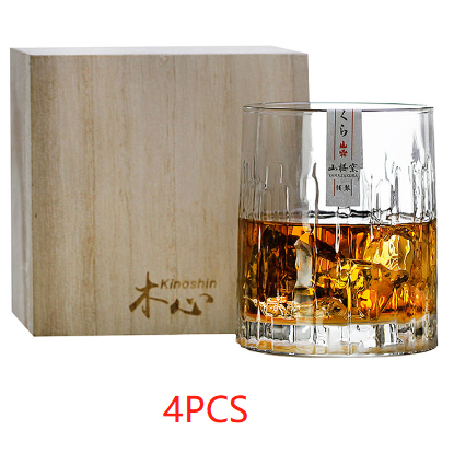 Mu Xin Cup Whiskey Cup Liquor Cup Japanese Glass Water Cup Simple Ins Style