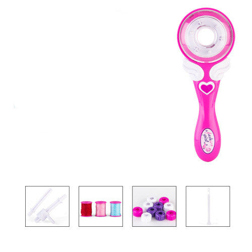 Girls Electric Automatic Hair Braid DIY Stylish Braiding Hairstyle Tool Twist Braider Machine Weave Roller Pretend Kids Toys