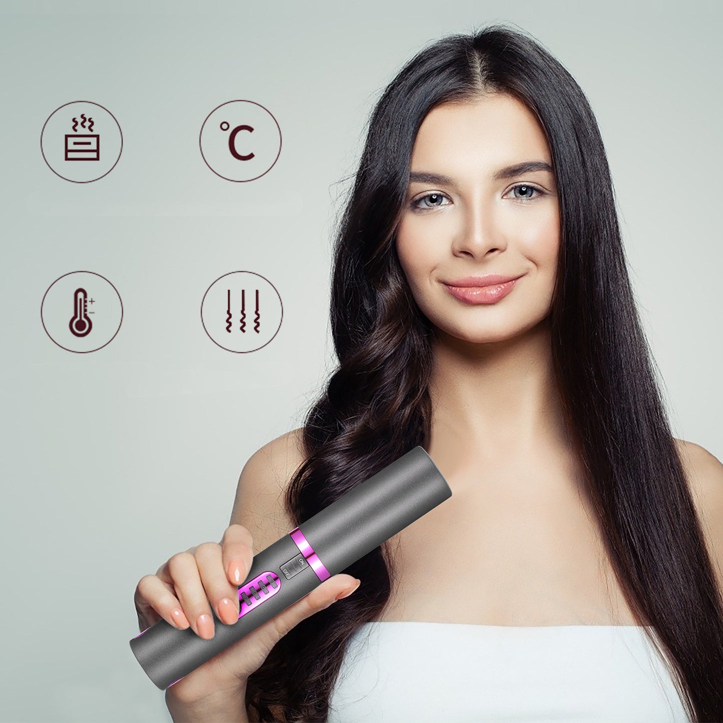 Portable Wireless Rechargeable Hair Straightener