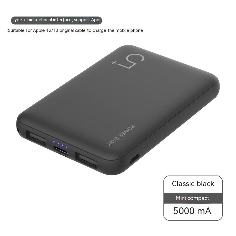 Power Bank 5000 MA Compact Mini Portable