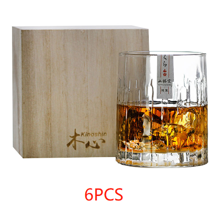 Mu Xin Cup Whiskey Cup Liquor Cup Japanese Glass Water Cup Simple Ins Style